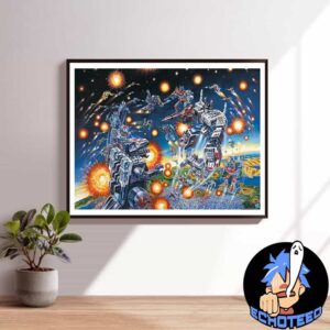 Transformers 40th Anniversary On Dec 20th 2024 Artwork By Jeffrey Mangiat Home Decor Poster Canvas