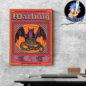 Warlung Announces Euro Tour List Start On Feb 28th 2025 At Scumm Pescara Italy Home Decor Poster Canvas