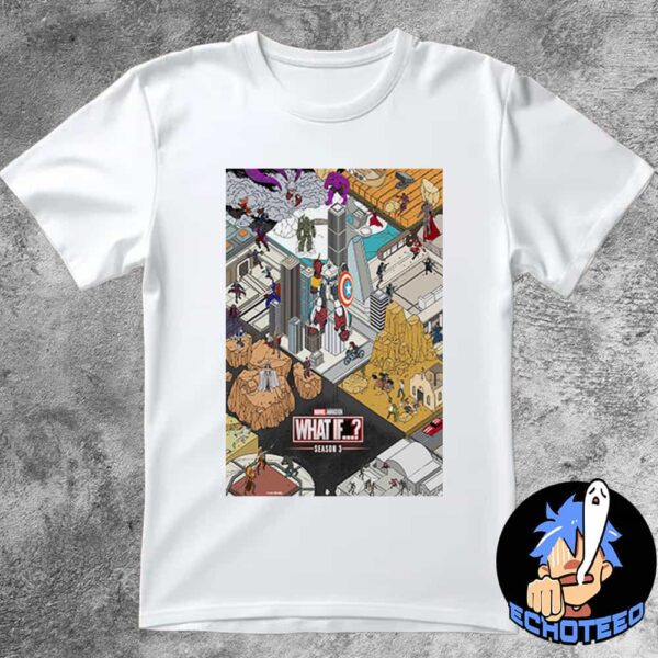 What If Seasonn 3 Marvel Illustration On Dec 30th 2024 At Disney Plus By Salvador Anguiano Essentials Unisex T-Shirt