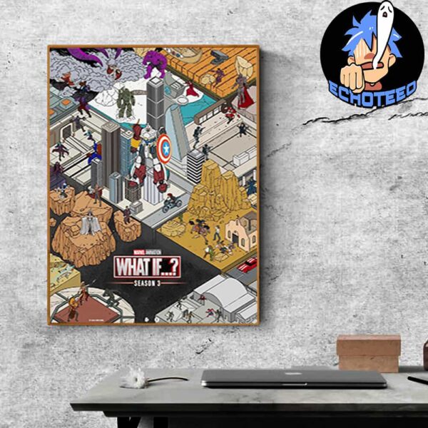 What If Seasonn 3 Marvel Illustration On Dec 30th 2024 At Disney Plus By Salvador Anguiano Home Decor Poster Canvas