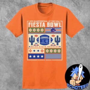 2024 CFP Vrbo Fiesta Bowl Boise State Block Party Tee Merchandise Essentials Unisex T-Shirt