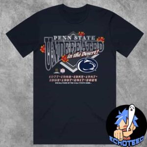 2024 CFP Vrbo Fiesta Bowl Undefeated Penn State Short Sleeve Merchandise Essentials Unisex T-Shirt