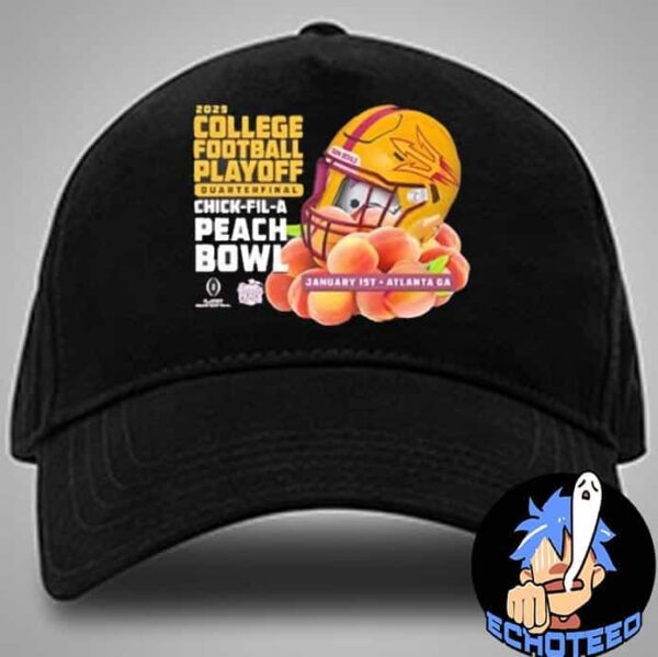 Arizona State Sun Devils NCAA Chick Fil A Peach Bowl 2025 On Jan 1st 2025 At Atlanta Georgia Classic Hat Cap