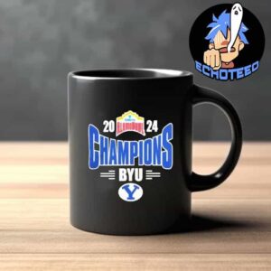 BYU Cougars The Champions Of Valero Alamo Bowl 2024-2025 NCAA On Dec 28th 2024 At Alamo Dome San Antonio Texas Mug