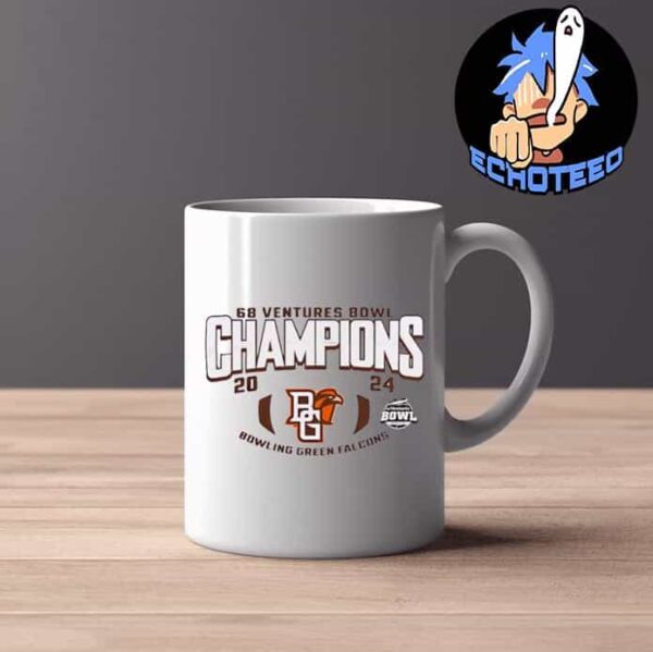 Bowling Green Falcons The Champions Of 68 Ventures Bowl 2024-2025 NCAA On Dec 26th 2024  At Hancock Whitney Stadium US Mug