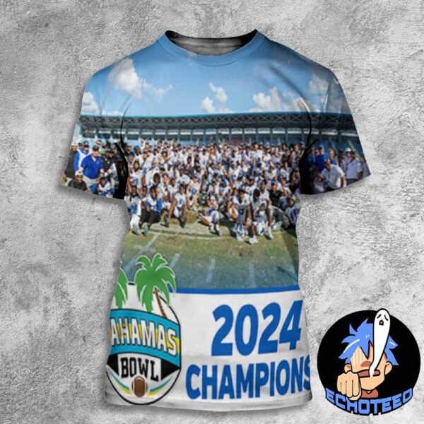 Buffalo Bulls The Champions Of Bahamas Bowl 2024-2025 NCAA On Jan 5th 2025 At Thomas A Robinson National Stadium Nassau Bahamas All Over Print Essentials Unisex T-Shirt