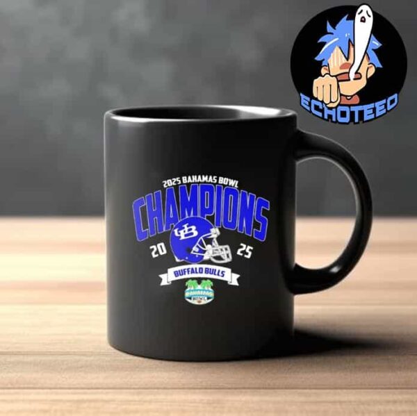 Buffalo Bulls The Champions Of Bahamas Bowl 2024-2025 NCAA On Jan 5th 2025 At Thomas A Robinson National Stadium Nassau Bahamas Mug