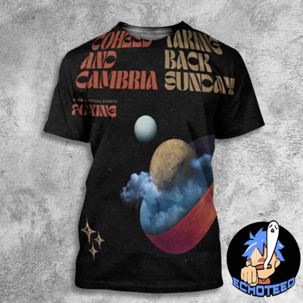 Coheed And Cambria With Taking Back Sunday Show Announcement On Jan 16th 2025 All Over Print Essentials Unisex T-Shirt