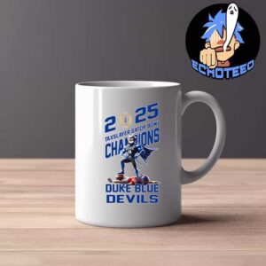 Duke Blue Devils Defeat Ole Miss Rebels Mascot Taxslayer Gator Bowl Champions NCAAF Season 2024-2025 CFP Quarterfinal Mug