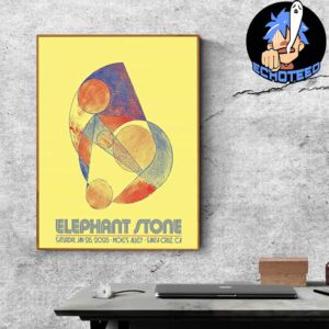 Elephant Stone Performance On Jan 25th 2025 At Moe’s Santa Cruz US Home Decor Poster Canvas