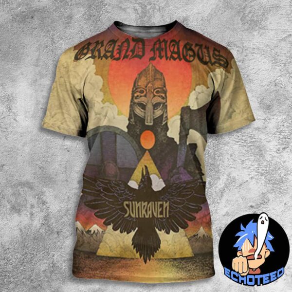 Grand Magus Presents Sunraven A Majestic New Saga Unveiled On October 18th 2024 – An Epic Journey Through Metal And Myth All Over Print Essentials Unisex T-Shirt