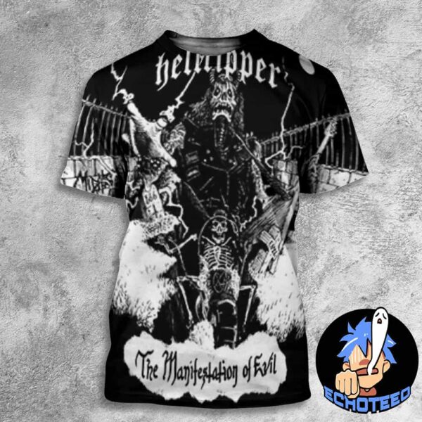 Hellripper The Manifestation Of Evil New EP On Jan 7th 2025 All Over Print Essentials Unisex T-Shirt