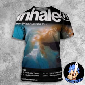 Inhale Open Wide Australia Tour Start On June 2025 All Over Print Essentials Unisex T-Shirt