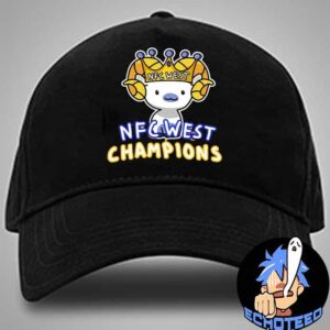 Los Angeles Rams The Champions Of NFC West Champions NFL Playoffs 2024-2025 Merch By CornDoggyLoL Classic Hat Cap