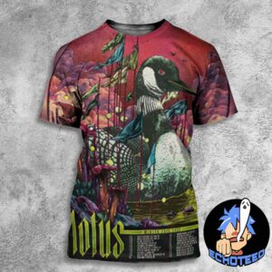 Lotus Winter 2025 Tour Start On Jan 17 18 2025 At New York City Artwork By Max Mahn All Over Print Essentials Unisex T-Shirt