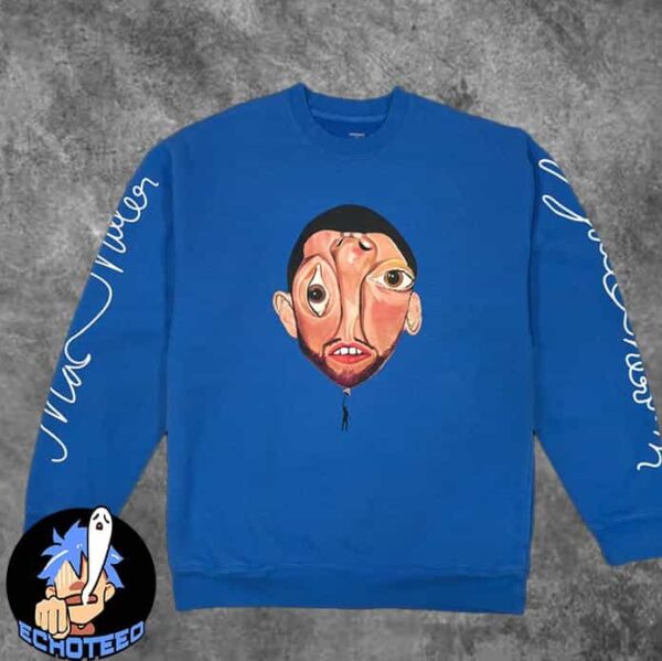 Mac Miller Balloonerism Cover Crewneck Sweatshirt Merchandise All Over Print Long Sleeve Essentials Unisex T-Shirt