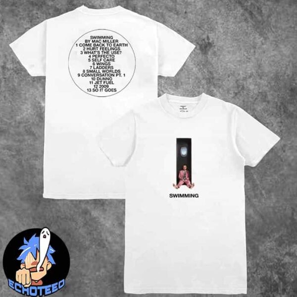 Mac Miller Swimming Cover Tee Merchandise Two Sides Essentials Unisex T-Shirt