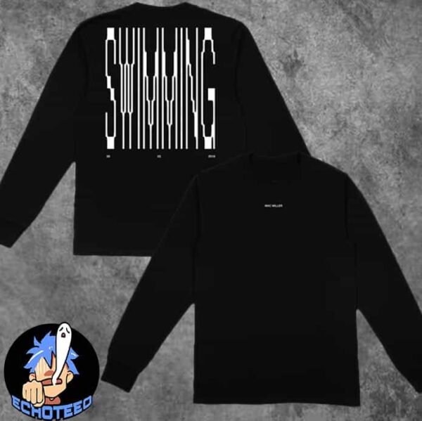 Mac Miller Swimming Pixels Long Sleeve Merchandise Two Sides Essentials Unisex T-Shirt