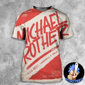 Michael Rother Plays NEU And Harmonia & Solo Works On Mar 24th 2025 At Gray Area San Francisco California All Over Print Essentials Unisex T-Shirt