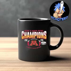 Minnesota Golden Gophers Beats Virginia Tech Hokies Duke’s Mayo Bowl With 24-10 NCAA On Jan 3rd 2025 At Bank Of America Stadium Charlotte North Carolina Mug