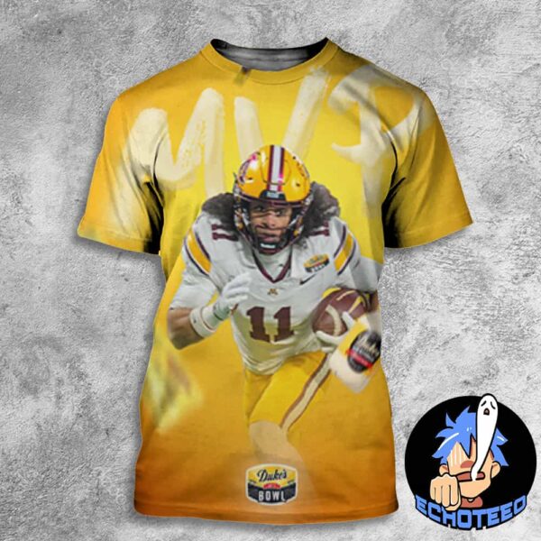 Minnesota Golden Gophers Elijah Spencer MVP Of Duke’s Mayo Bowl 2025 NCAA On Jan 4th 2025 At Charlotte North Carolina All Over Print Essentials Unisex T-Shirt