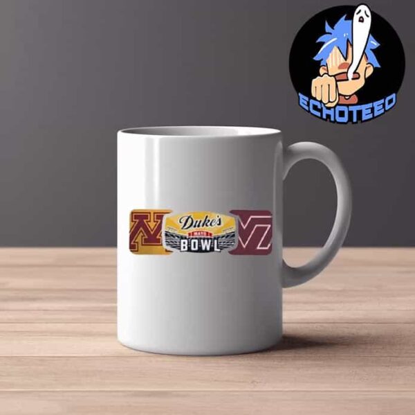 Minnesota Golden Gophers VS Virginia Tech Hokies Duke’s Mayo Bowl 2025 On Jan 3rd 2025 At Charlotte North Carolina Mug