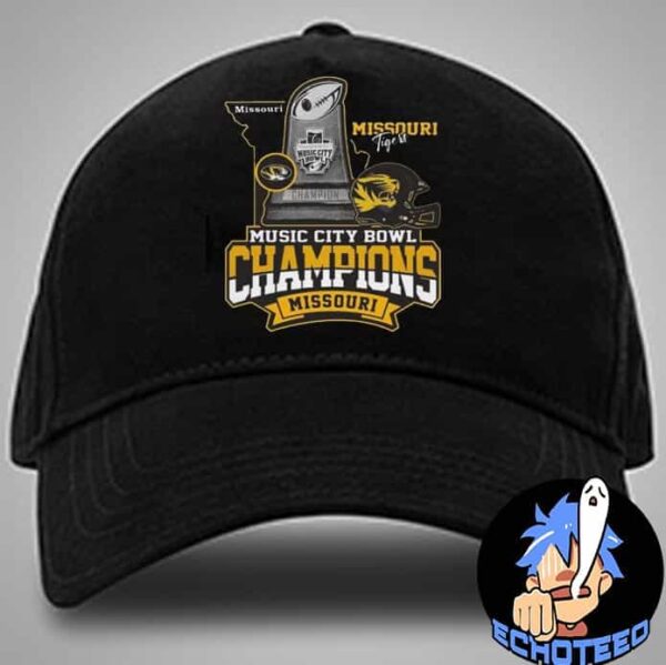 Missouri Tigers The Champions Of Transperfect Music City Bowl On Dec 30th 2025 At Nissan Stadium Nashville US Classic Hat Cap