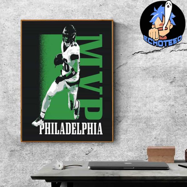 Nick Foles The SB MVP Philadelphia Eagles No 1 NFC East NFL 2024-2025 Home Decor Poster Canvas