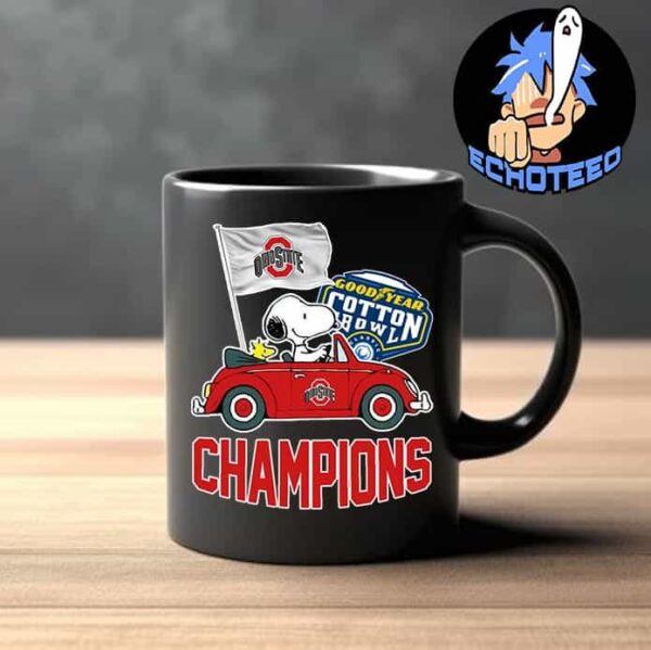 Ohio State Buckeyes Goodyear Cotton Bowl Classic Champions College Football Playoff NCAA Season 2024-2025 Mug