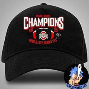 Ohio State Buckeyes The Champions Of Rose Bowl 2024-2025 NCAA On Jan 1st 2025 At Rose Bowl Pasadena US Classic Hat Cap