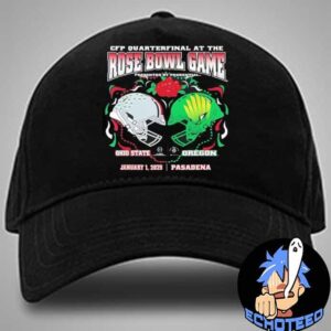 Ohio State Buckeyes VS Oregon Ducks NCAA Rose Bowl Game Presented By Prudental CFP Quarterfinal 2025 On Jan 1st 2025 At Pasadena California Classic Hat Cap