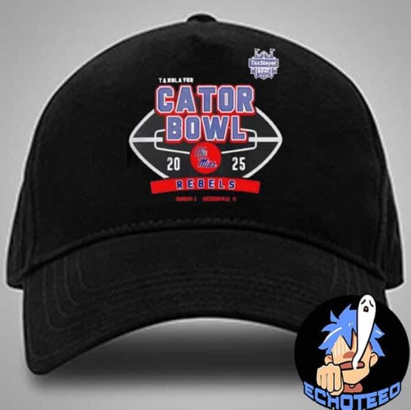 Ole Miss Rebels Taxslayer Gator Bowl 2025 On Jan 2nd 2025 At Jacksonville Florida Classic Hat Cap