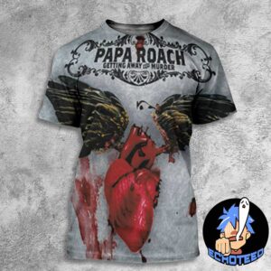 Papa Roach Getting Away With Murder Album 20 Years Celebration All Over Print Essentials Unisex T-Shirt