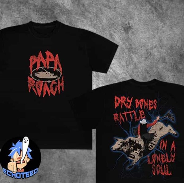 Papa Roach Thunder Bull T-Shirt Merchandise Two Sides Essentials Unisex Shirt