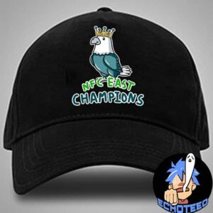 Philadelphia Eagles The King Of NFC East Champions NFL Playoffs 2024-2025 Merch By CornDoggyLoL Classic Hat Cap