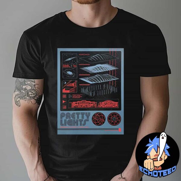 Pretty Lights Official Poster On Dec 30 31 2024 At Wintrust Arena Chicago Essentials Unisex T-Shirt