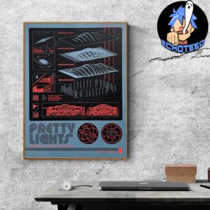 Pretty Lights Official Poster On Dec 30 31 2024 At Wintrust Arena Chicago Home Decor Poster Canvas