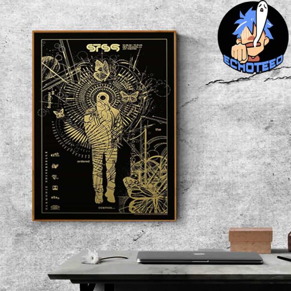 STS9 New Year Eve Official Poster On Dec 29 31 2024 At New Orleans Louisiana By Taylor Houston Morgan And Kris Davidson Home Decor Poster Canvas