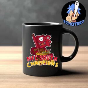 Tampa Bay Buccaneers The King Of NFC South Champions NFL Playoffs 2024-2025 Merch By CornDoggyLoL Mug