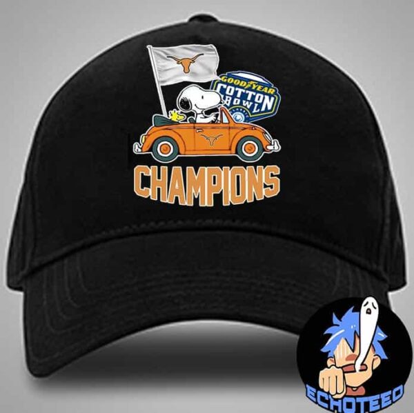 Texas Longhorns Goodyear Cotton Bowl Classic Champions College Football Playoff NCAA Season 2024-2025 Classic Hat Cap