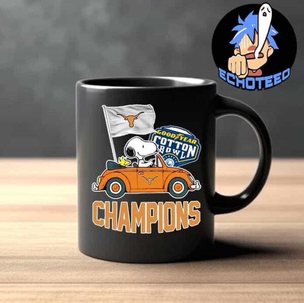 Texas Longhorns Goodyear Cotton Bowl Classic Champions College Football Playoff NCAA Season 2024-2025 Mug