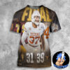 Texas Longhorns Defeats Arizona State Sun Devils Semifinals Bound Peach Bowl 2025 NCAA On Jan 1st 2025 At Atlanta Georgia All Over Print Essentials Unisex T-Shirt