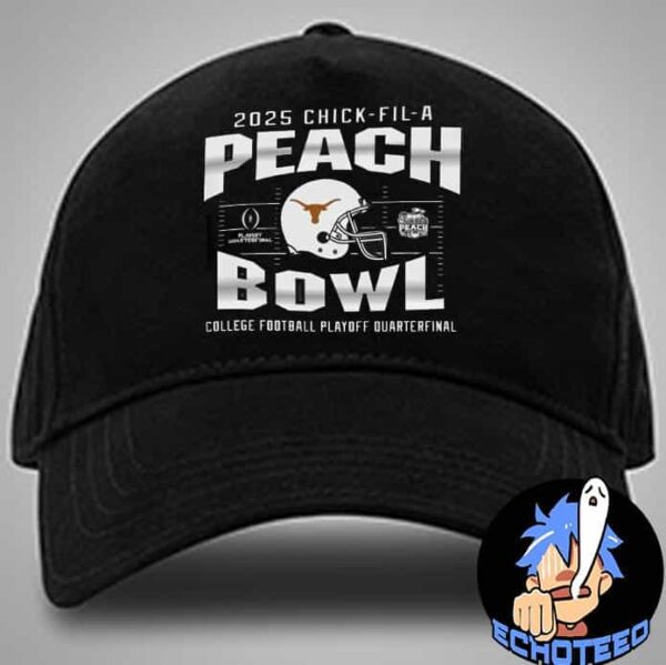 Texas Longhorns NCAA Chick Fil A Peach Bowl 2025 On Jan 1st 2025 At Atlanta Georgia Classic Hat Cap