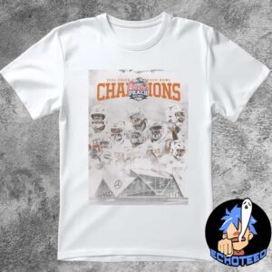 Texas Longhorns The Champion Of Chick Fil A Peach Bowl 2025 CFP Quarterfinal At Mercedes Benz Stadium Atlanta Georgia Essentials Unisex T-Shirt