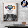 Texas Longhorns Hook Em Arizona State Sun Devils With 17-3 Peach Bowl 2025 NCAA CFB Playoff On Jan 2nd 2025 At Mercedes Benz Stadium Atlanta Georgia Home Decor Poster Canvas