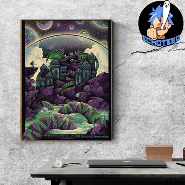 The Disco Biscuits Performance Start On 16th 2025 At The Showbox Seattle Washington Home Decor Poster Canvas