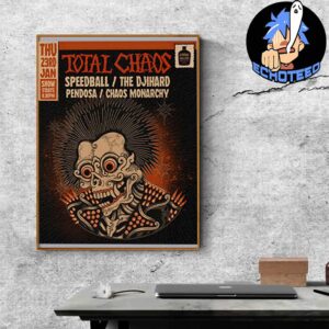 Total Chaos Performance On Jan 23rd 2025 At Bali Indonesia Home Decor Poster Canvas