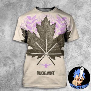 Touche Amore With Trauma Ray Barcelona Tour Start On Jan 23th 2025 Artwork By Xavier Forne All Over Print Essentials Unisex T-Shirt