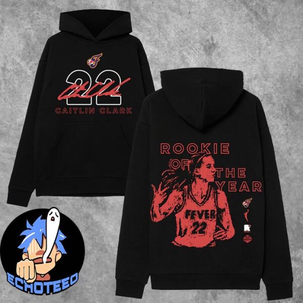 WNBA x Round21 x WNBPA Caitlin Clark Rookie of the Year 2024 Hoodie Merchandise All Over Print Two Sides Long Sleeve Essentials Unisex T-Shirt