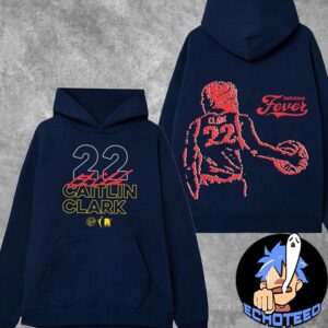 WNBA x Round21 x WNBPA WNBA Caitlin Clark Indiana Bound Hoodie Merchandise Two Sides Essentials Unisex T-Shirt